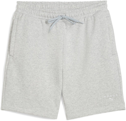 Puma sport shorts unisex x hyrox sweat shorts 527160 light gray heather-xl
